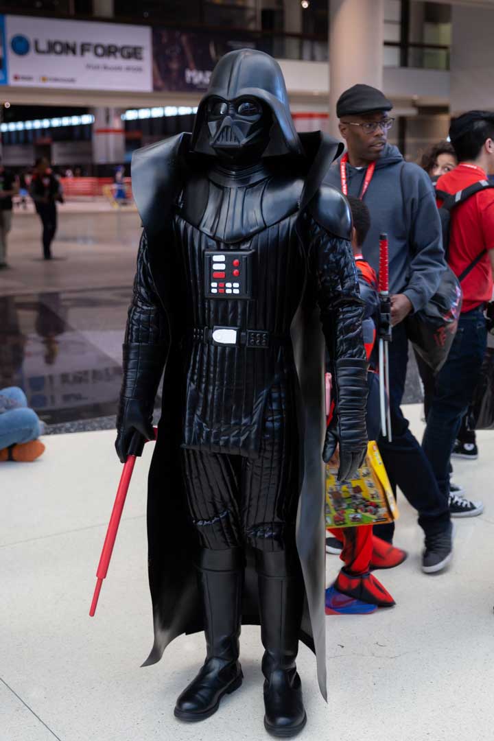1977 Darth Vader toy cosplay